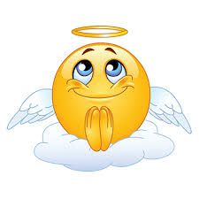 Showcase Your Angelic Side Whenever You Message With This Darling Angel Emoji Angel Emoticon Emoticons Emojis Funny Emoticons