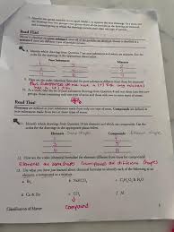 Read and complete the floating logs probe assessment. Classification Of Matter How Do Atoms Combine To Make Chegg Com