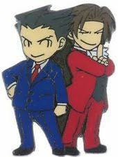 Ace Attorney Phoenix Wright And Miles Edgeworth Phoenix Wright Ace Pintre