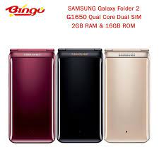 Samsung galaxy folder2 android smartphone. Original Samsung Galaxy Folder2 Ordner 2 G1650 Quad Core Dual Sim 2gb Ram 16gb Rom 8 0 Mp 3 8 Flip 4g Lte Smart Handy Cellphones Aliexpress