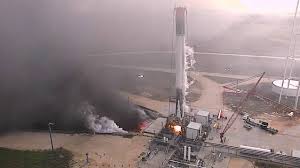 The launch of spacex's crew dragon capsule with three us and one japanese astronaut from the crew dragon was supposed to launch on a falcon 9 rocket from cape canaveral in florida. An Explosion Just Rocked Spacex Launch Site In Florida Fortune