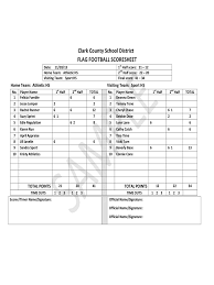 Clark c ou nty sch ool di str ict. Football Score Sheet 3 Free Templates In Pdf Word Excel Download