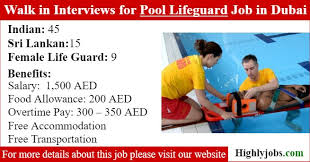 Walk In Interviews For Pool Lifeguard Job In Dubai Lifeguard Dubai Job