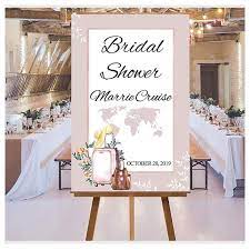 Enter the following unexpected bridal shower ideas, which will help you do just that. Travel Bridal Shower Sign Poster Adventure Baggage Theme