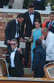 Matt Damon And Emily Blunt Photos Happy Anniversary George And Amal Clooney George Clooney Wedding George Clooney George