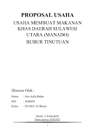 Dec 10, 2020 · proposal adalah suatu rancangan ide atau kegiatan yang akan dilakukan dan disusun secara sistematis. Contoh Proposal Usaha Makanan Research Papers Academia Edu