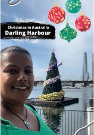 Floating Christmas Tree in Sydney's Darling Harbour