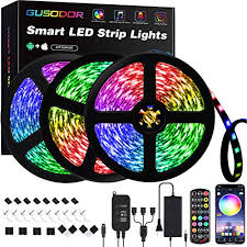 Maybe you would like to learn more about one of these? Gusodor Led Strip Lights 50 Feet Led Lights Music Sync Smart Rope Lights Color Changing Timing