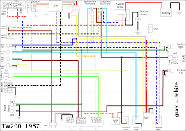 Free manual book crv 2002. Tw200 1987 Wiring Diagram In Color Tw200 Forum
