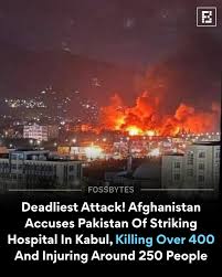 Fossbytes - Afghanistan's deputy government spokesman said 400 people died  and 250 were injured in an alleged Pakistani airstrike on a Kabul drug  treatment hospital Monday, with most victims being patients undergoing
