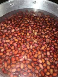 2 'pot' beras + 1/2 'pot' beras pulut. Rahsia Masak Inti Kacang Merah Sedap Likat Tahan Lama