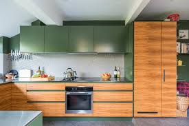 sparkling orange kitchen cabinets