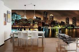 If you're looking to refresh your dining room wall decor, check out these nifty, pretty and practical ideas. 20 Conventional Dining Rooms With Wallpaper Murals Home Design Lover