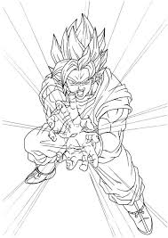 Goku Kamehameha Coloring Pages In 2020 Dragon Ball Image Dragon Ball Goku Dragon Drawing