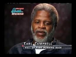 Earl Campbell talks about his career in the NFL