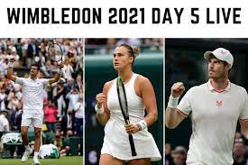 Live look in on matches during wimbledon.com uses cookies. Wimbledon 2021 News Highlights Murray Out Djokovic Jabeur In Round 4