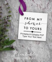 From My Shower To Yours Tags Printable Editable Favor Tag Etsy Gift Tags Printable Printable Tags Tea Gift Tags