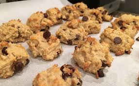carob chip and coconut cookies paleo