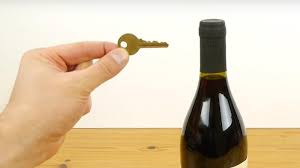 This trick is especially useful when you're away from home (like staying in a hotel) and you don't have any tools available as well. A Hack A Day How To Open A Wine Bottle With A Key