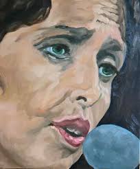 We Are Tender and Sweet,” is a framed 14x18 oil