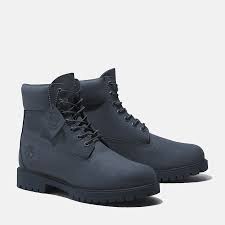 Timberland® Heritage 6 Inch Lace-Up Waterproof Boot for Men in Dark Blue  Nubuck