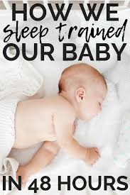 How We Got Our Baby To Sleep Through The Night Within 48 Hours Sleep Training Baby Baby Sleep Schedule Baby Sleep