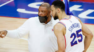 Doc rivers in the clippers locker room after losing to the nuggets. 76ers Hawks Doc Rivers Questions Whether Ben Simmons Is A Championship Level Point Guard After Game 7 Loss Cbssports Com