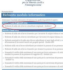 È autorizzata la conversione in permessi di soggiorno per lavoro subordinato di 4.750 permessi di soggiorno per lavoro modello ls1 richiesta di nulla osta al lavoro domestico per stranieri in possesso di un permesso di soggiorno. Flussi Via Alle Domande Per I Lavoratori Stagionali Ecco Come Si Fa Stranieri In Italia