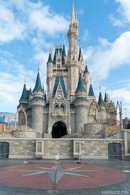El castell de la ventafocs (ca); Cinderella Castle Turret And Forecourt Construction Disney World Castle Disney World Pictures Disney Castle
