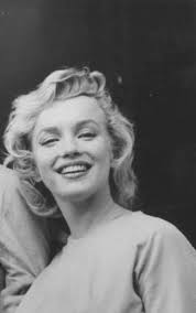 Marilyn Monroe in England to film "The Prince and the Showgirl", 1956.