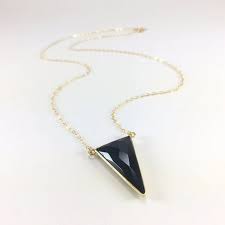 Black Onyx Necklace Gold Filled Necklace Black Gemstone Etsy In 2020 Gold Fill Necklace Onyx Necklace Black Gemstone Necklace