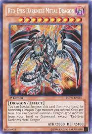 Red eyes metal darkness dragon