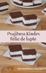 Prajitura kinder felie de lapte. Absolut Delicios Prajitura Kinder Felie De Lapte Kinder Milchschnitte