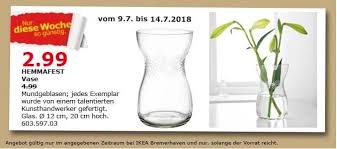 Ikea Hemmafest Vase Fur 2 99 Statt 4 99 Https Www Billigerfinder De Haus Und Garten 1531131336315 Ikea Hemmafest Vase Ikea Haus Und Garten Vase