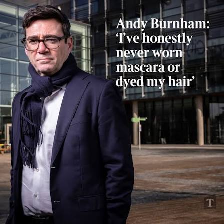 Andy Burnham, the mayor of Greater Manchester, on the Arena bombing, his  feminist dad — and having a soft spot for Michael Gove 📸 TIMES  PHOTOGRAPHER JAMES GLOSSOP