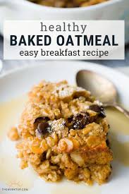 Healthy Baked Oatmeal Recette Bon Appetit Appetit Petit Dejeuner
