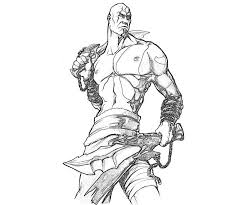 For boys and girls, kids and adults, teenagers and toddlers, preschoolers and older kids at school. God Of War Coloring Pages