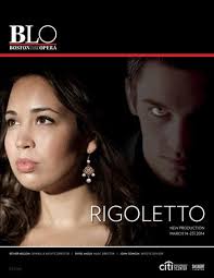 Rigoletto Program by Boston Lyric Opera