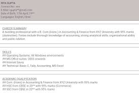Ms office (word, excel, outlook, powerpoint, onenote, access). Best Cv Format For Freshers With Resume Template For Freshers