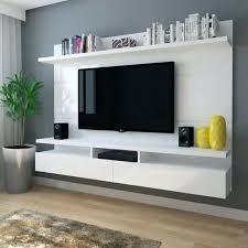 Tv Wall Mounts With Shelves Glass Shelf Above Below Under Mou On Amazon Com Mount It Tv Wall Shelf For Cable With Images Living Room Tv Wall Living Room Tv Tv