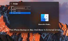 Move Iphone Backup To External Drive From Mac Macos Sierra External Backup Iphone