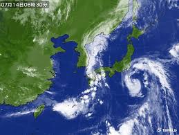 14日は台風5号が関東へ接近中 暴風や高波に警戒 明日15日にかけ ...