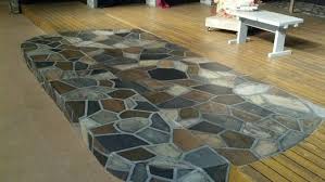 Hand Painted Faux Stone Floor Stone Flooring Stone Painting Flooring