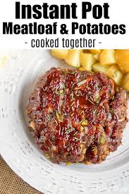 This Pressure Cooker Meatloaf And Potatoes Recipe Shows You How To Cook 2 Different Dis Instant Pot Dinner Recipes Pressure Cooker Meatloaf Instant Pot Recipes