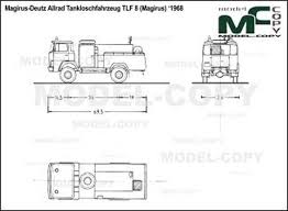 Magirus Deutz Allrad Tankloschfahrzeug Tlf 8 Magirus 1968 Disegno Model Copy Autocad Disegni Photoshop