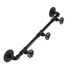 Au $16.50 to au $21.24. Vintage Industrial Style Wall Mounted Triple Coat Hooks Rack Pegs Towel Rail Holder Alexnld Com