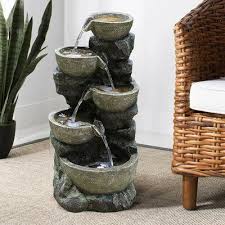 The indoor fountain features a polyresin construction for durability, led lights, candles. Pin On Indoor Water Fountains