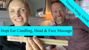 ASMR Hopi Ear Candling Plus Head & Face Massage with Victoria and Jez
