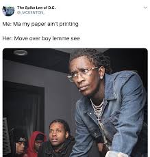 One of the best memes in recent memory is the above picture of young thug and lil durk in the studio, the former looking intently at a computer screen with a furrowed brow and the latter with a. If You Don T Laugh At Any Of These Hilarious New Young Thug Computer Memes Then I M Sorry Something S Broken