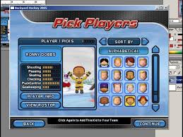 You can create players or select from the backyard gang, which includes both neighborhood kids and mini versions of real nhl pros. Backyard Hockey 2005 Screenshots Hooked Gamers